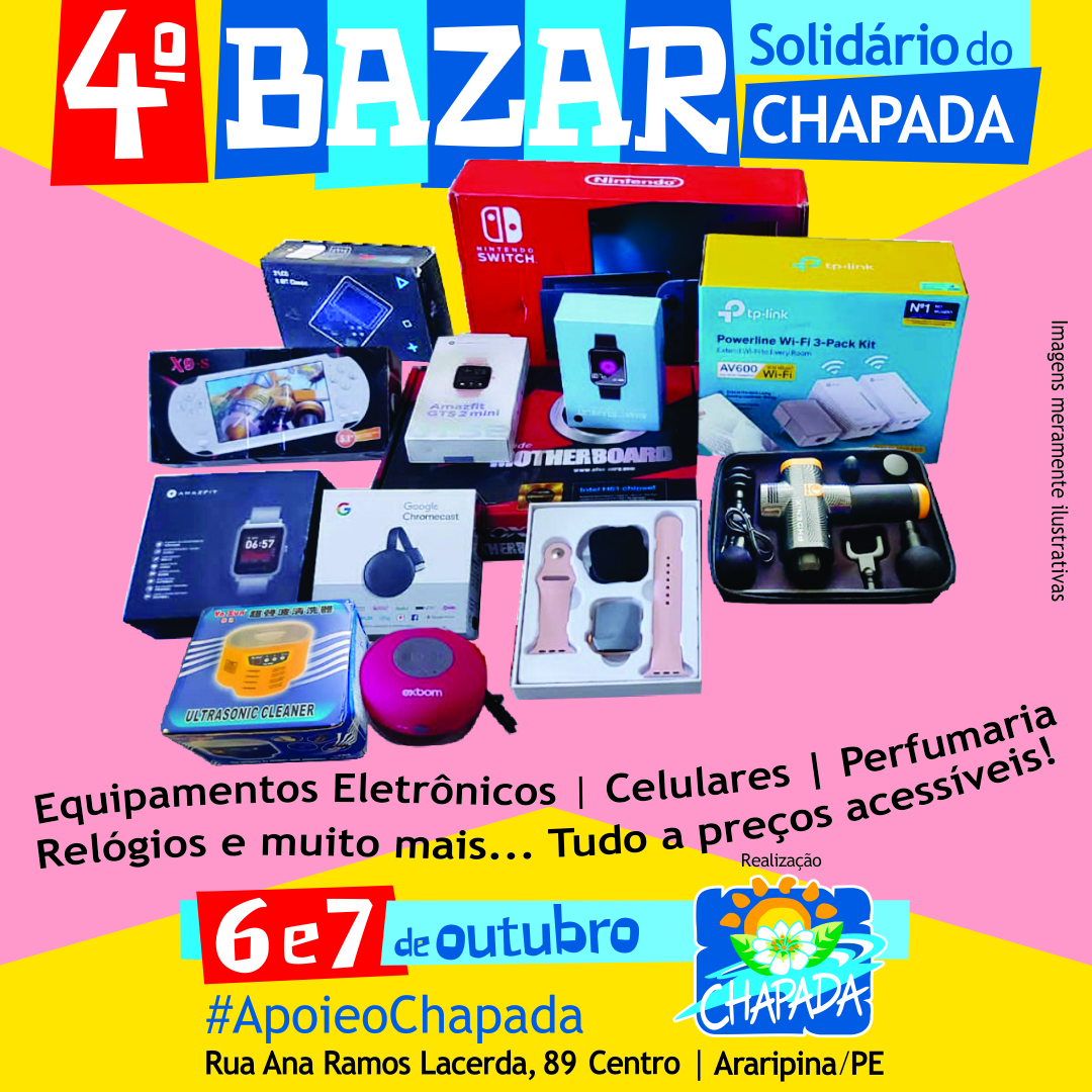 ONG Chapada promove 4º Bazar Solidário em Araripina (PE)